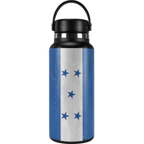 Honduras Flag Distressed Hydro Flask 32oz Wide Mouth Skin